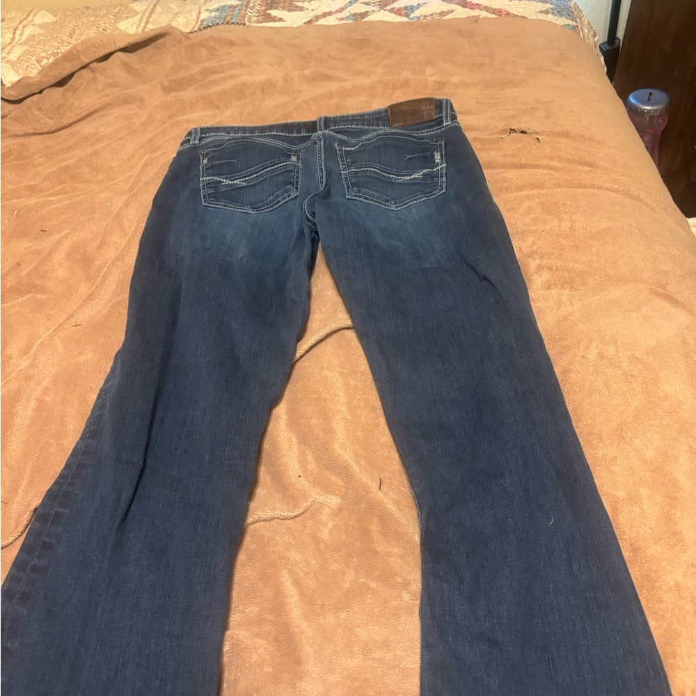 BKE Women's Dark Blue trouser Jeans 29L - Picture 2 of 3